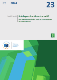 Rotulagem dos alimentos na UE - Relatório Especial n.º 23 